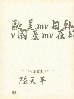 欧美mv日韩mv国产mv在线