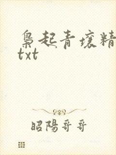 枭起青壤精校版txt