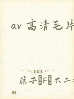 av 高清毛片