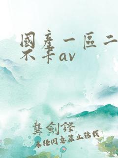 国产一区二区二不卡av