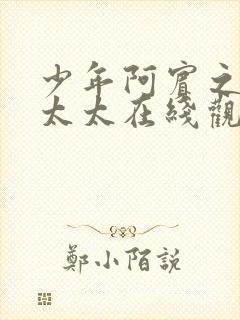 少年阿宾之房东太太在线观看