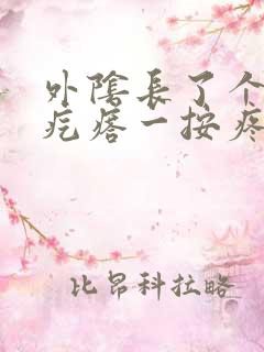 外阴长了个大硬疙瘩一按疼