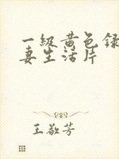 一级黄色录像夫妻生活片