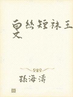 白丝短袜玉足淫文