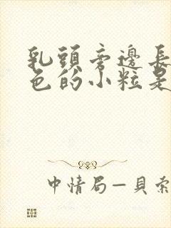 乳头旁边长了黑色的小粒是什么?