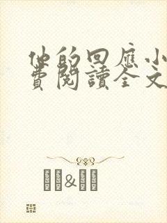 他的回应小说免费阅读全文