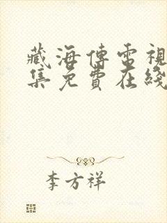 藏海传电视剧全集免费在线观看