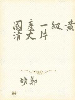 国产一级黄色高清大片