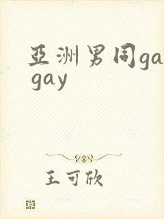 亚洲男同gay gay