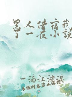 黑人借宿我被躁了一夜小说