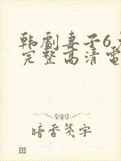 韩剧妻子6免费完整高清电视剧在线看中文