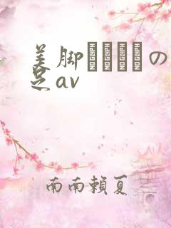 美脚パンストの足av