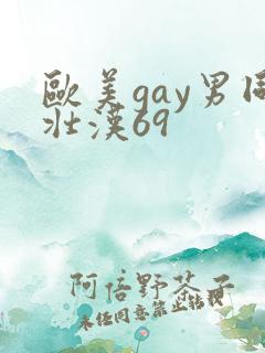 欧美gay男同壮汉69