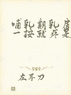 哺乳期乳房边缘一按就疼是什么原因