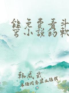 能免费看斗破苍穹小说的软件