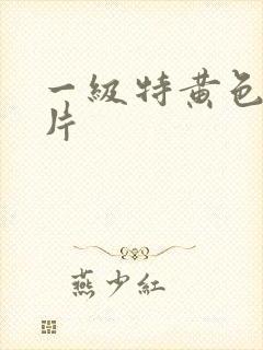 一级特黄色生活片