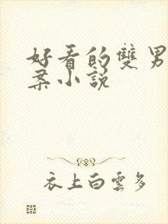 好看的双男主破案小说