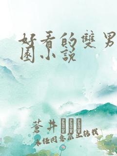 好看的双男主校园小说