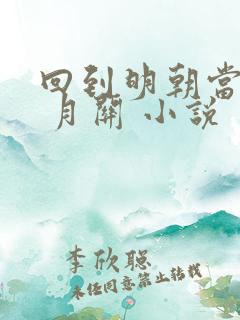 回到明朝当王爷 月关 小说