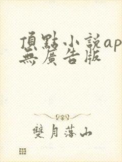 顶点小说app无广告版