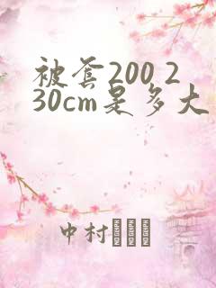被套200 230cm是多大