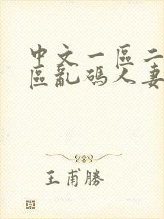 中文一区二区三区乱码人妻