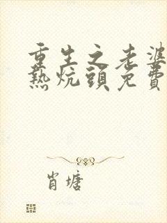 重生之老婆孩子热炕头免费完整版