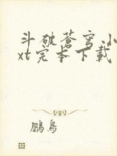 斗破苍穹小说txt完本下载