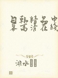 日韩精品中文字幕高清在线