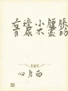 右边小腹胀痛总有尿不尽的感觉什么原因