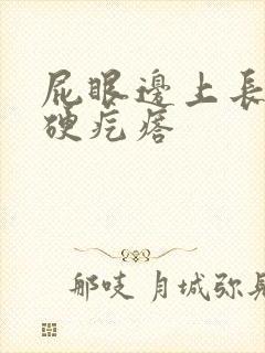 屁眼边上长了个硬疙瘩