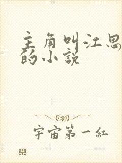 主角叫江思丧尸的小说