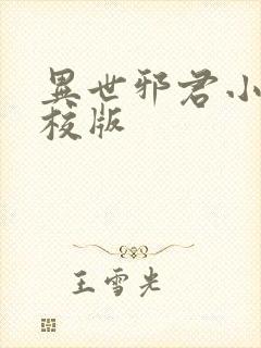 异世邪君小说精校版