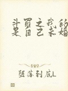 斗罗之我的武魂是自己未婚妻完整阅读