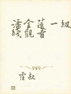 潘金莲一级片在线观看