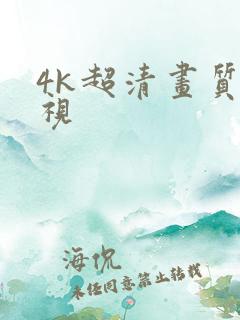 4k超清画质影视