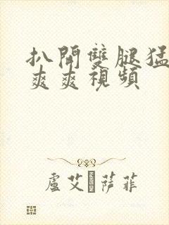 扒开双腿猛进入爽爽视频