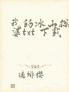 我的冰山总裁老婆txt 下载