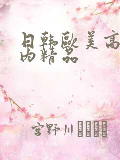 日韩欧美高清国内精品