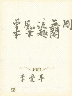 曾风流无删减全本笔趣阁