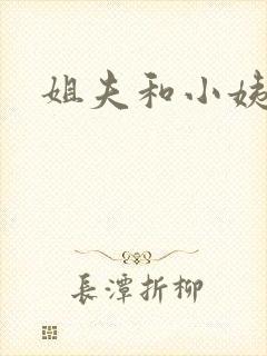 姐夫和小姨上床