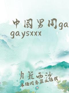 中国男同gaygaysxxx
