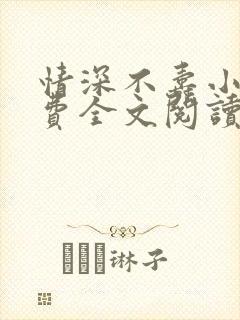 情深不寿小说免费全文阅读