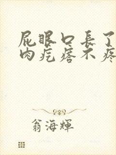 屁眼口长了一个肉疙瘩不疼不痒