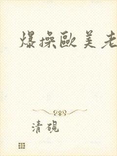 爆操欧美老太太