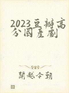 2023豆瓣高分国产剧