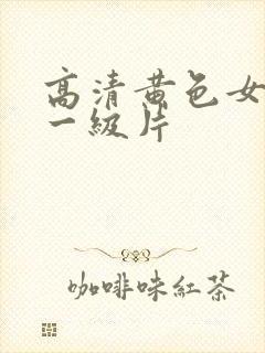 高清黄色女爱情一级片