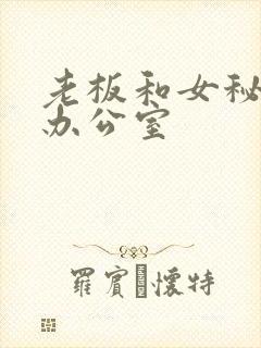 老板和女秘书在办公室