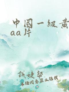 中国一级黄色aaa片