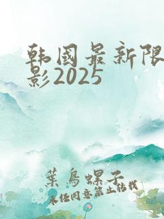 韩国最新限制电影2025